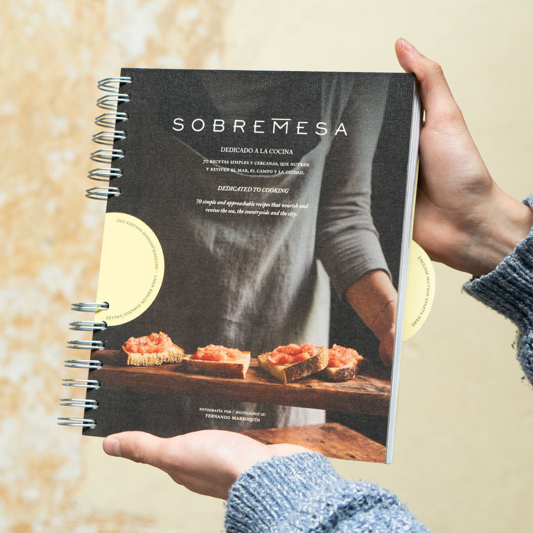 Recetario impreso Sobremesa | Versión español e inglés