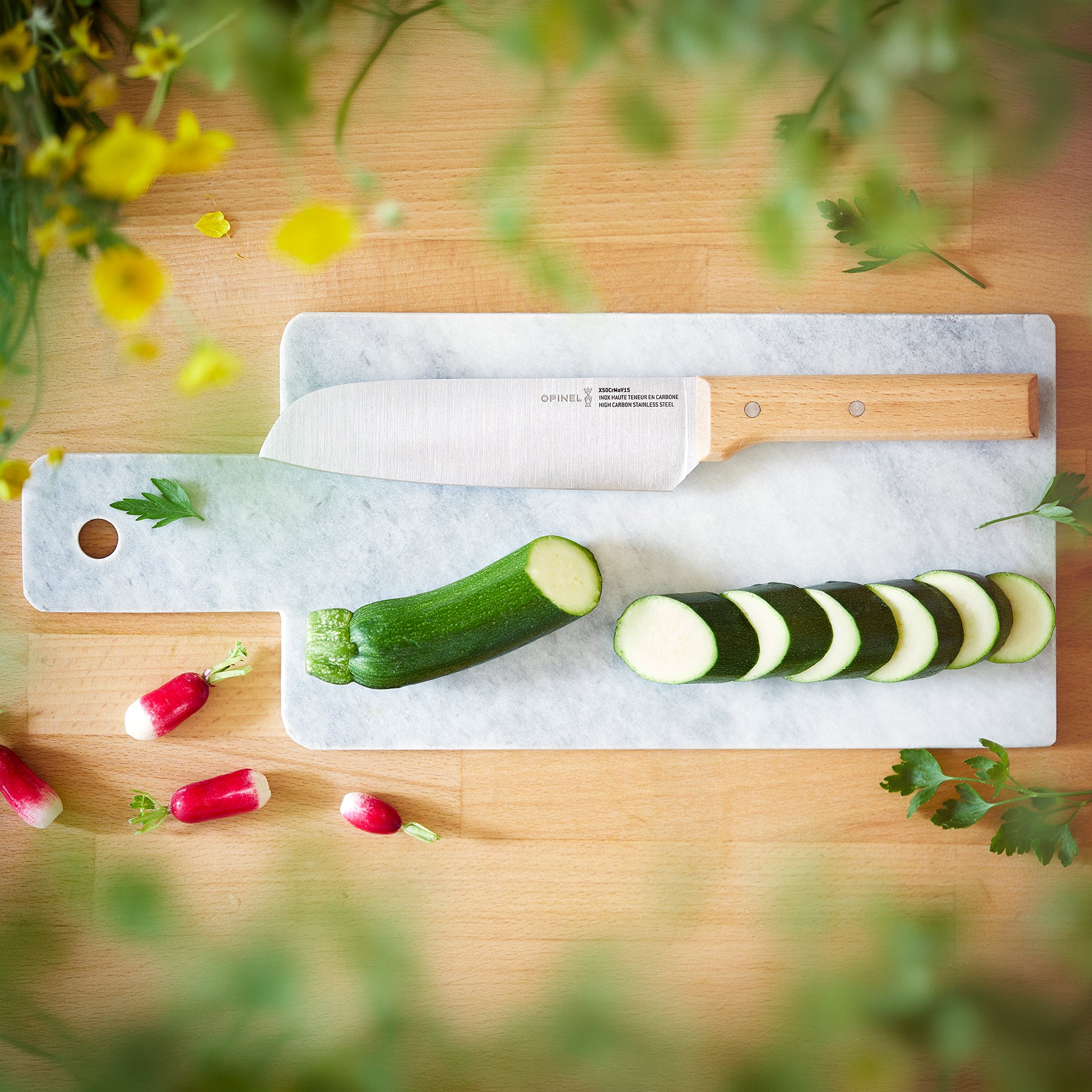 Cuchillo Santoku