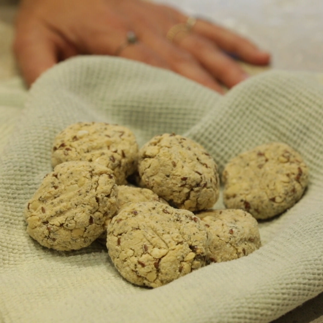 Galletas de nuez de la india gluten free