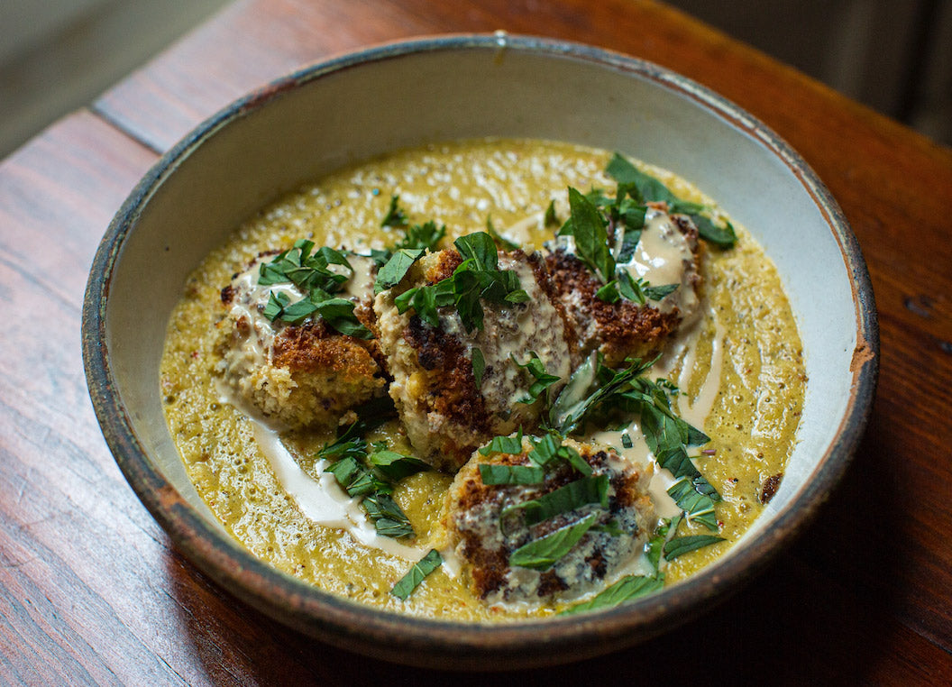 Albóndigas vegetarianas de garbanzo con Aires del campo