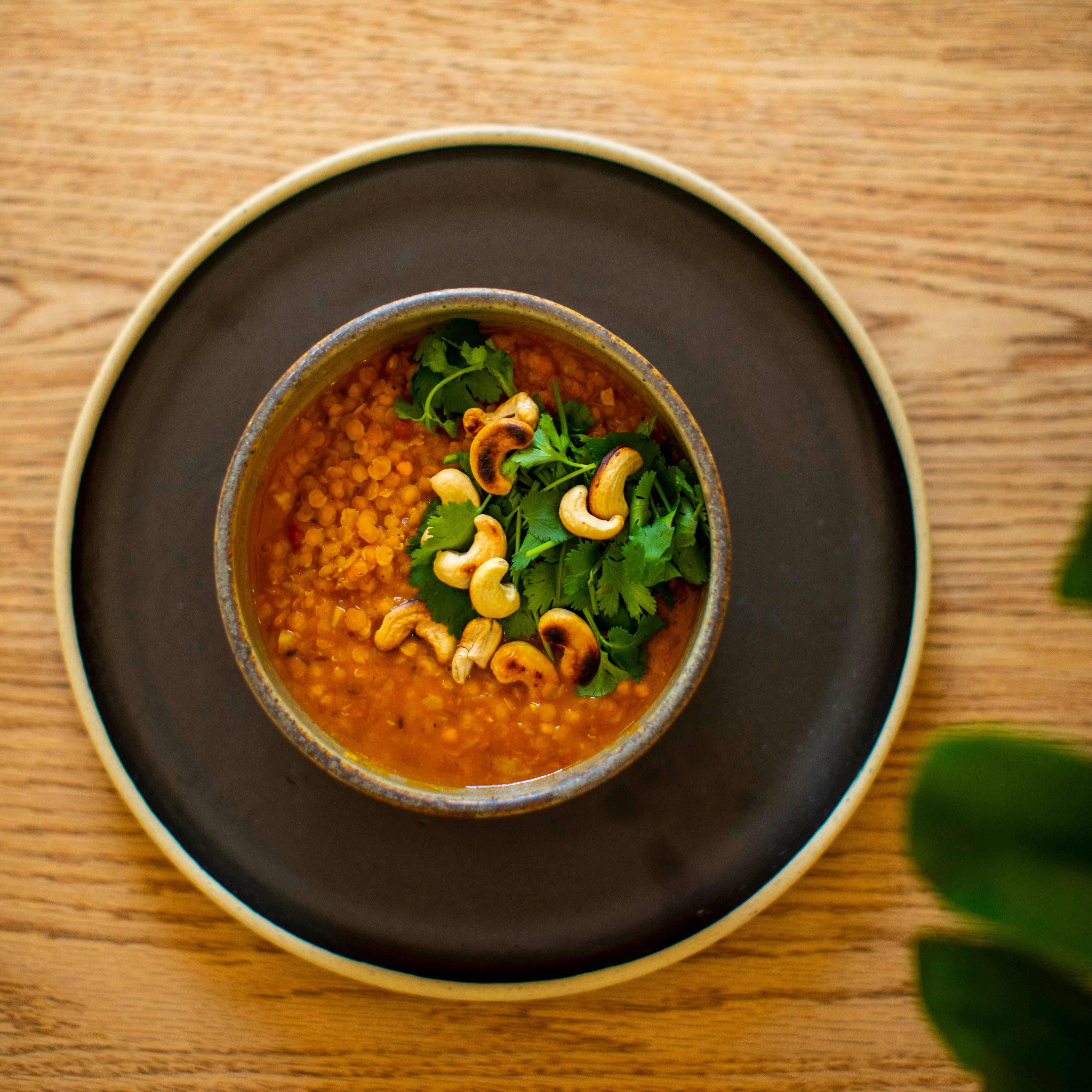 Dhal de lentejas rojas