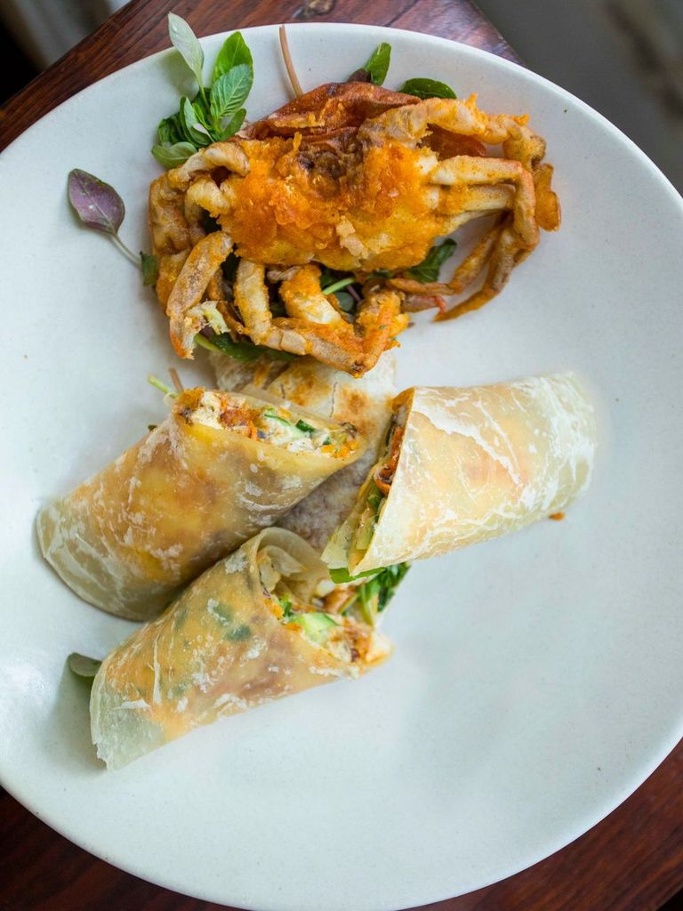 Tacos de soft shell crab con Ingredienta