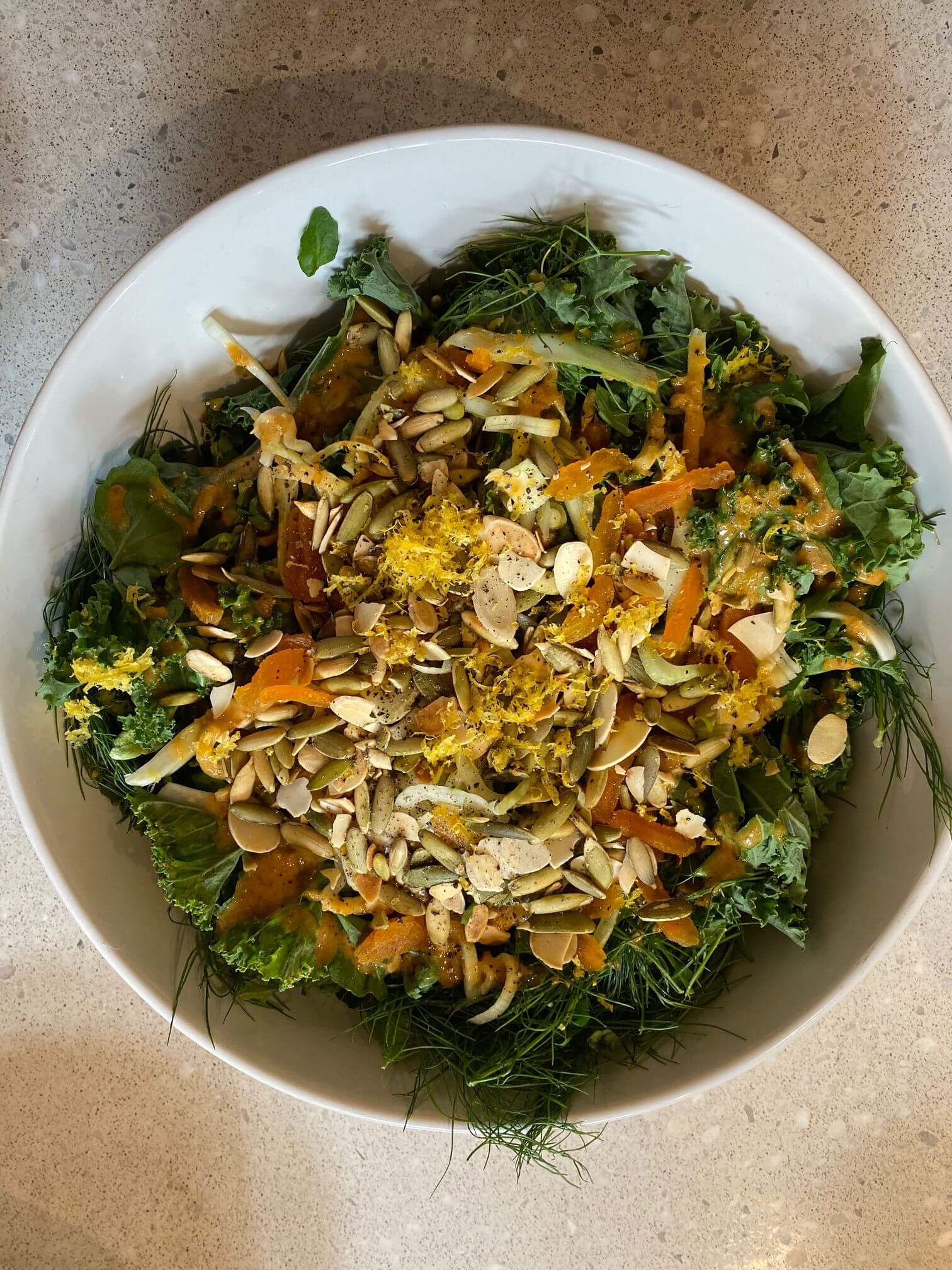 Ensalada verde con Vitamix