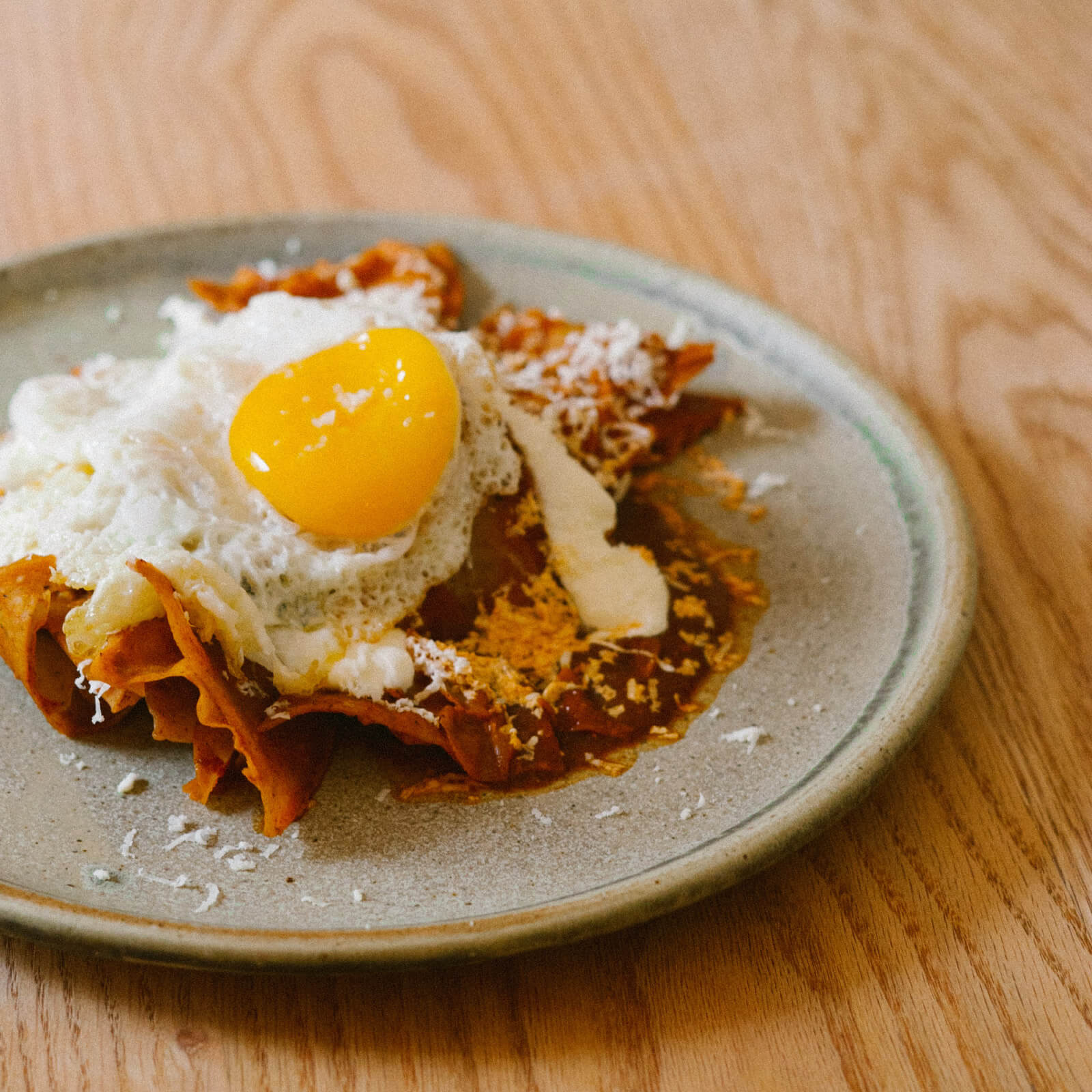 Chilaquiles de tres chiles