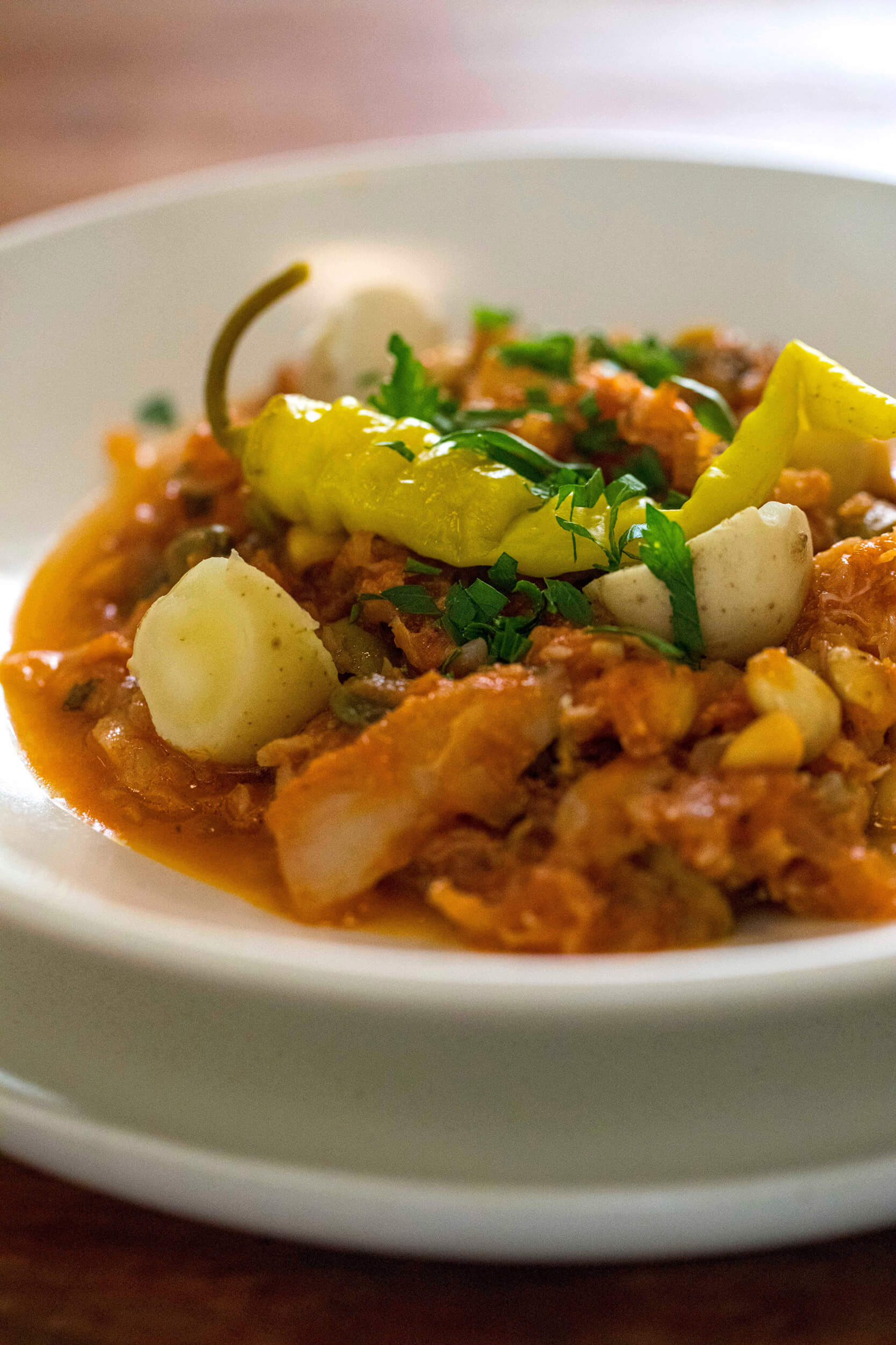 Bacalao a la vizcaína