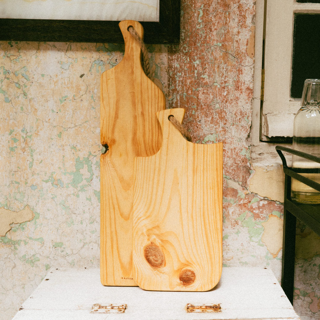 Tabla de madera rectangular